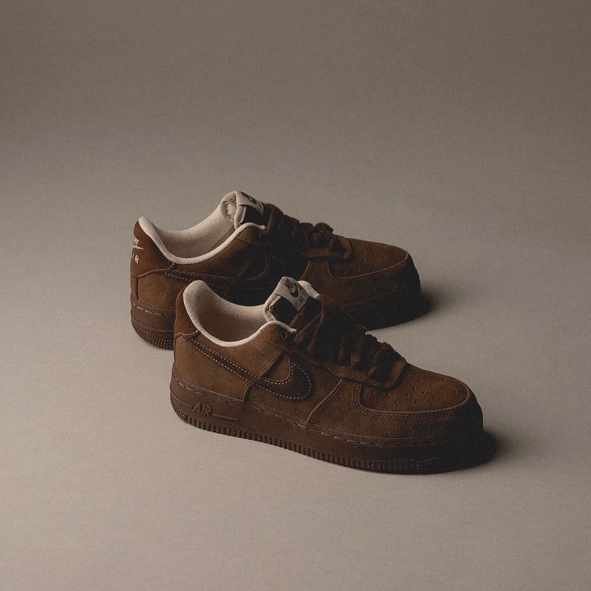 Nike Airforce 1 Cacao Wow low Top Leather Quality Brown First Copy Shoes