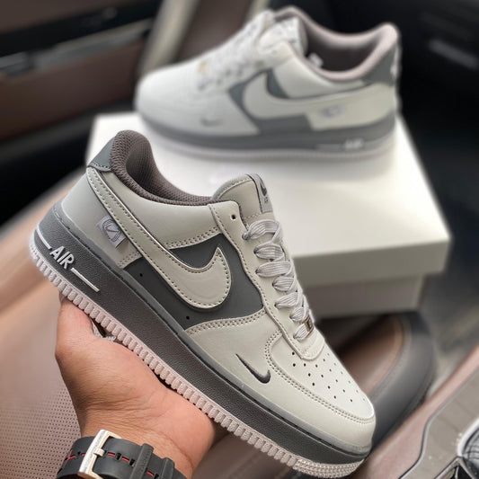 Nike Airforce 1 Low Grey Mattalic First Copy Shoes