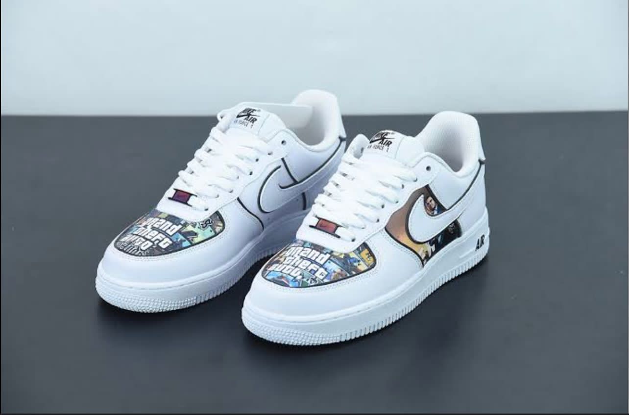 Nike Airforce 1 Low 07 X Grand Theft Auto First Copy
