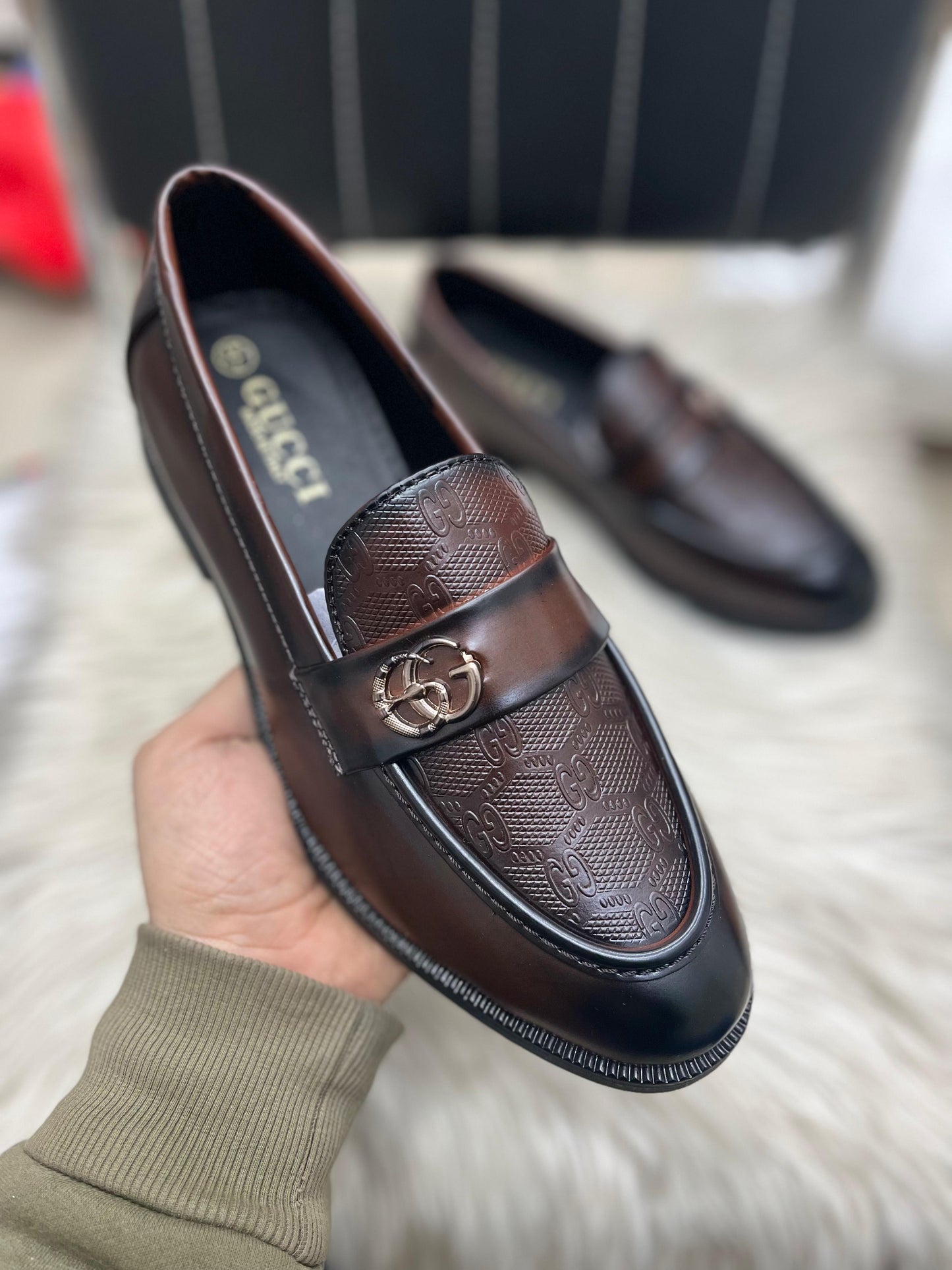 Gucci First Copy Shoe Very High Quality faux Leather