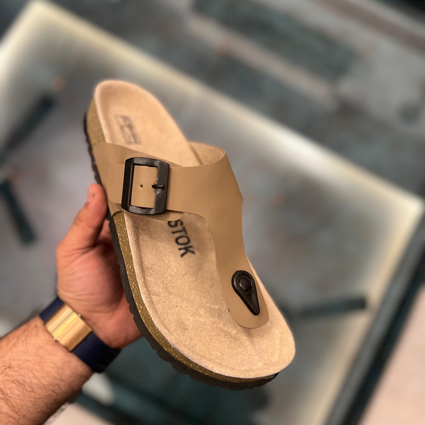 Birkenstock slides in stock First Copy Slipper