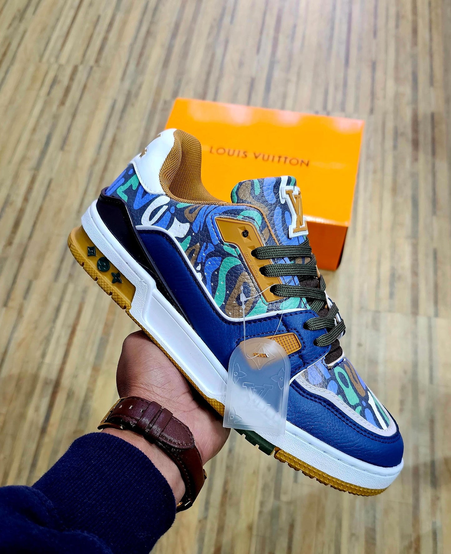 Louis Vuitton Trainer First Copy Shoe