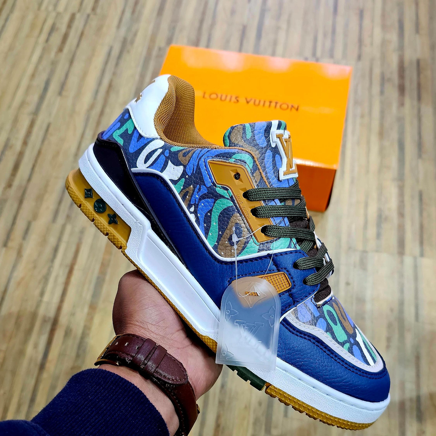 Louis Vuitton Trainer First Copy Shoe