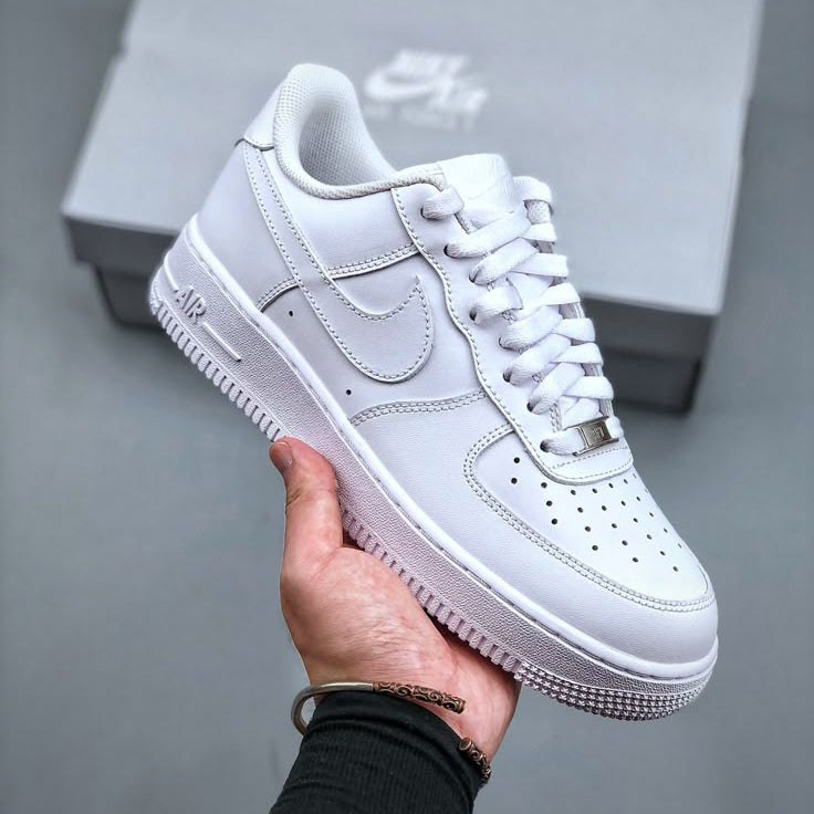 Nike Airforce 1 low Top Leather Quality White First Copy Shoes