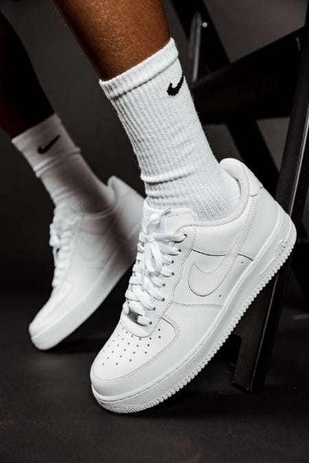 Nike Airforce 1 low Top Leather Quality White First Copy Shoes