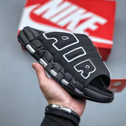 NIKE UPTEMPO SLIDE First Copy Slipper Black