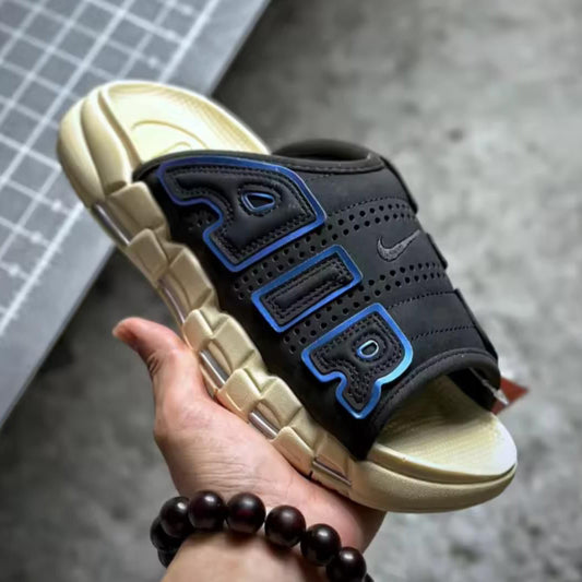 NIKE UPTEMPO SLIDE First Copy Slipper Black