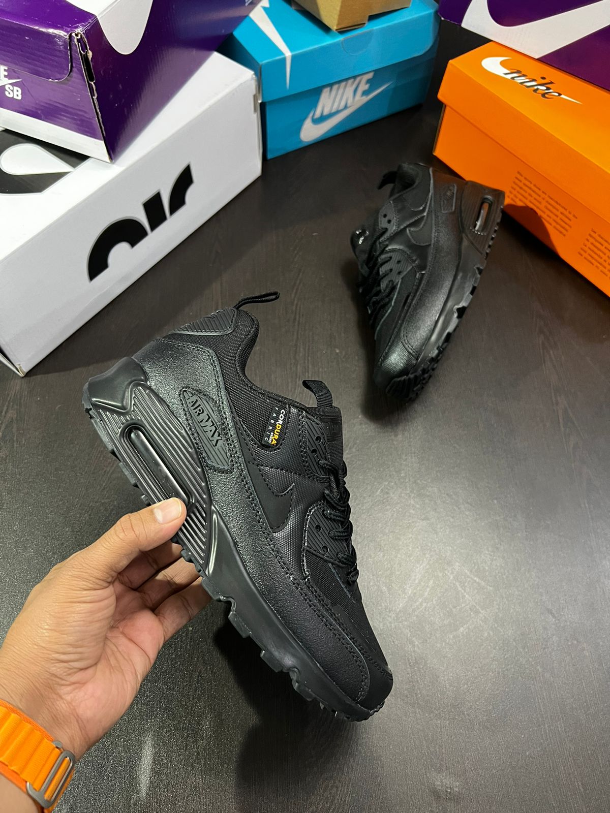 Nike Air First copy Shoe Airmax 90 Light Smoke Grey