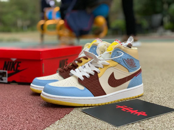 Jordan 1 Mid SE Fearless First Copy Shoe