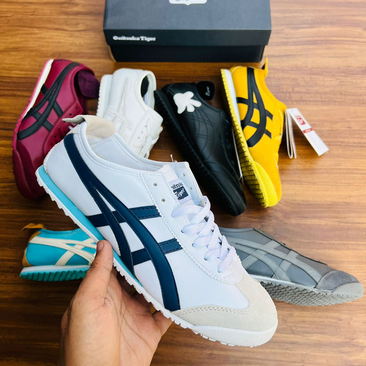 TIGER Leather First Copy Shoes