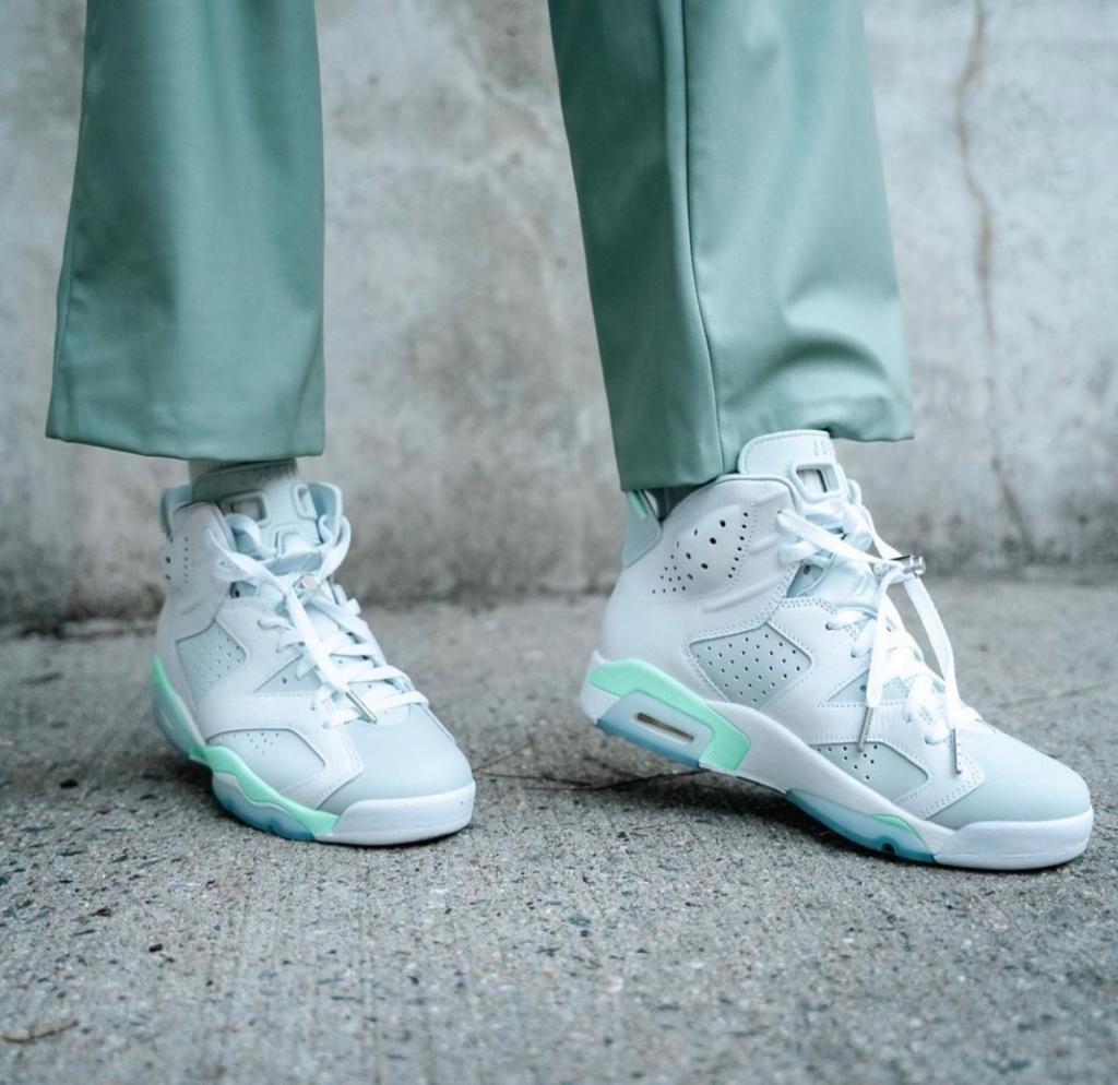Nike Air Jordan Retro 6 High Mint For first copy shoes