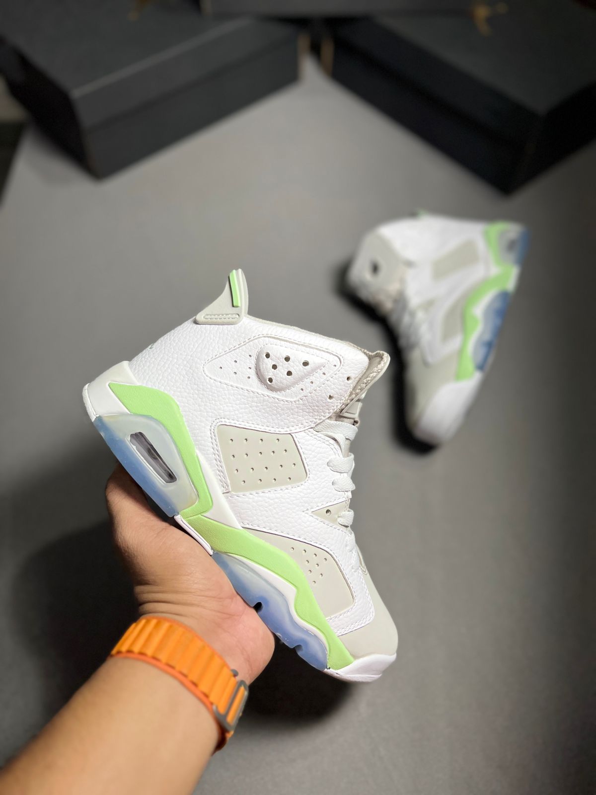 Nike Air Jordan Retro 6 High Mint For first copy shoes