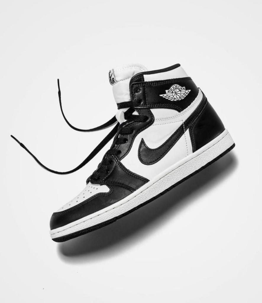 Nike Air Jordan first copy shoes Retro1 High Leather Quality For Panda