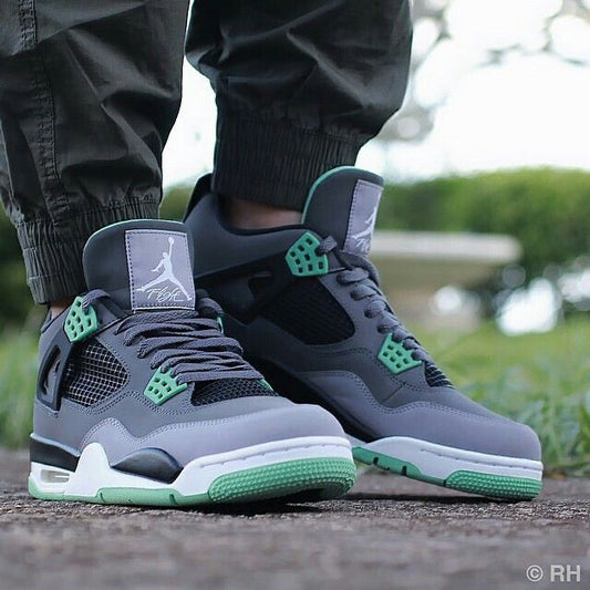 Air Jordan first copy Retro 4 Green Glow