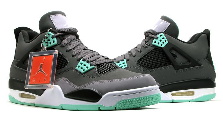 Air Jordan first copy Retro 4 Green Glow