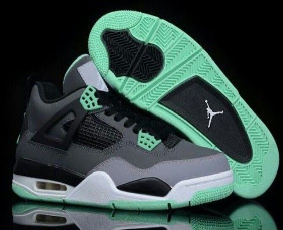 Air Jordan first copy Retro 4 Green Glow