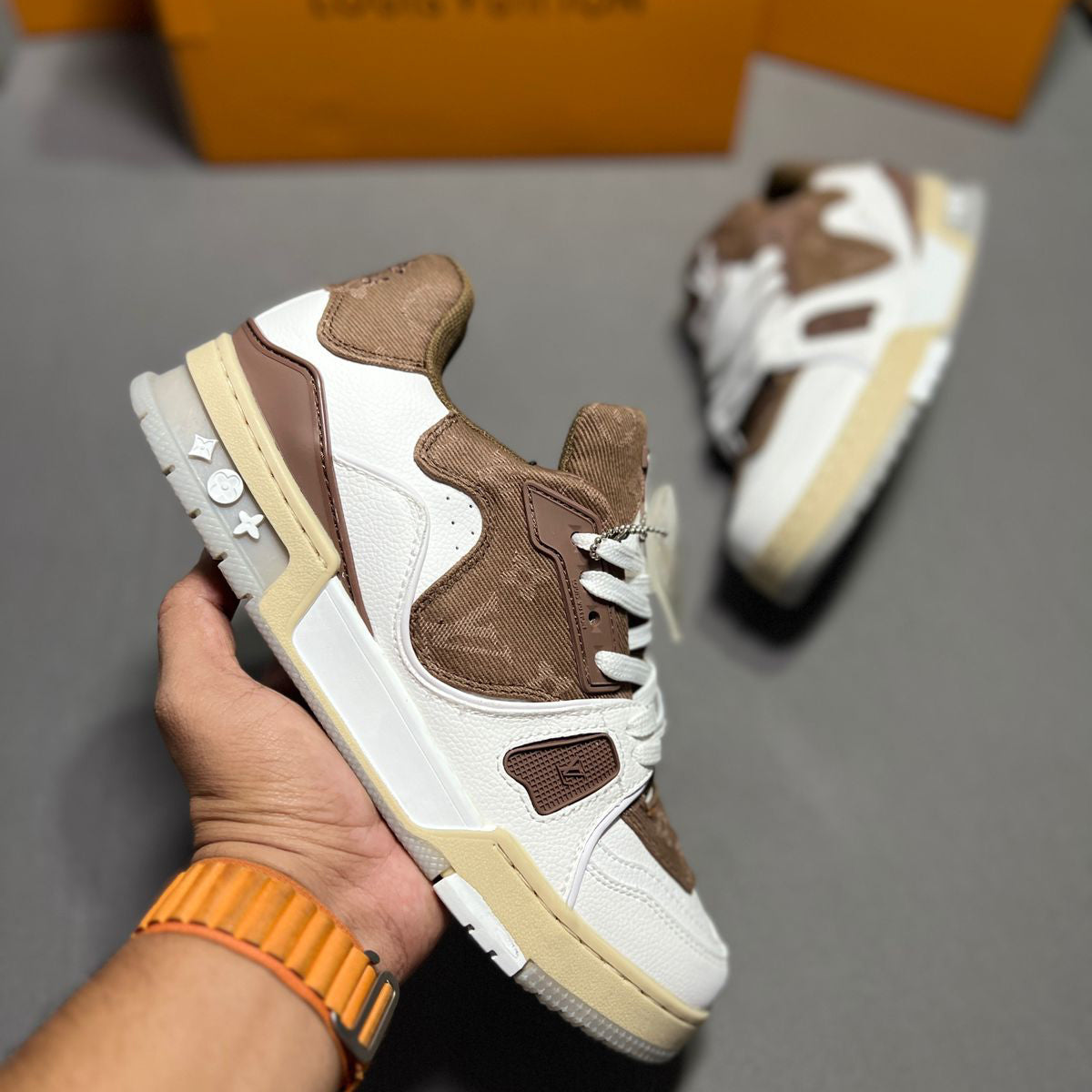 Louis Vuitton Trainer First Copy Shoe