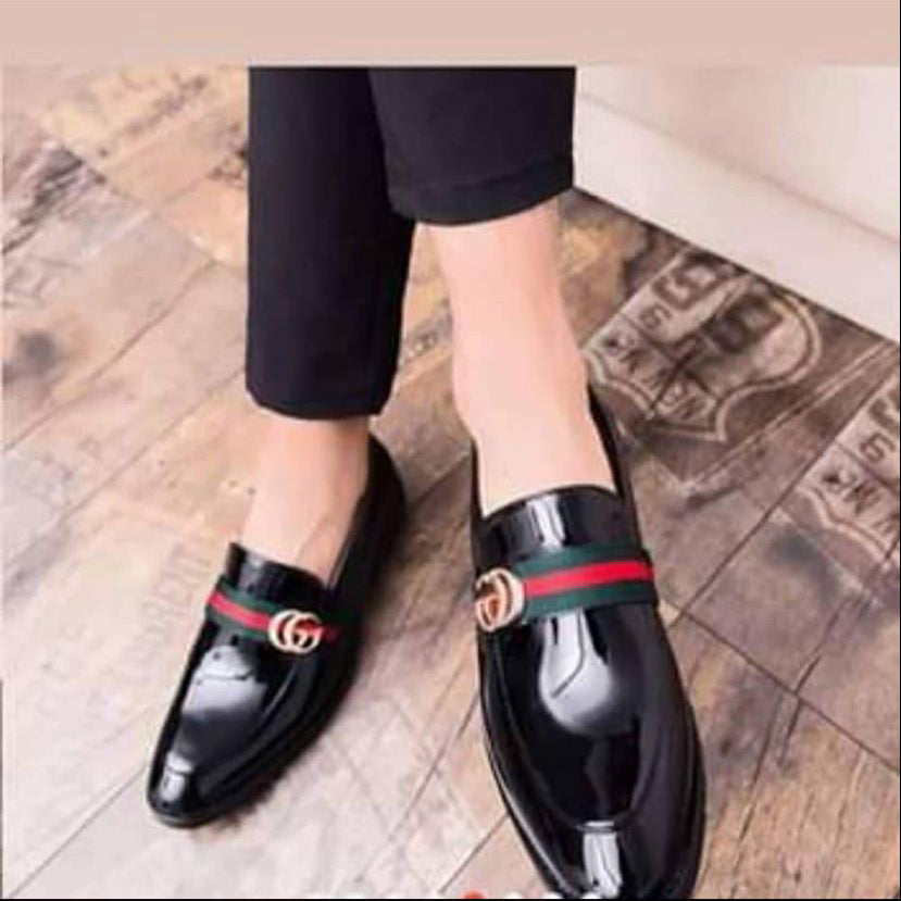 Gucci First copy shoe Full Leather Quality PATENT MOCASSINS