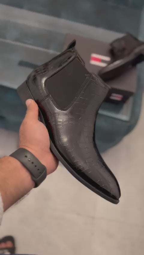 Chelsea Leather Boot First copy Shoe For Men Shoes