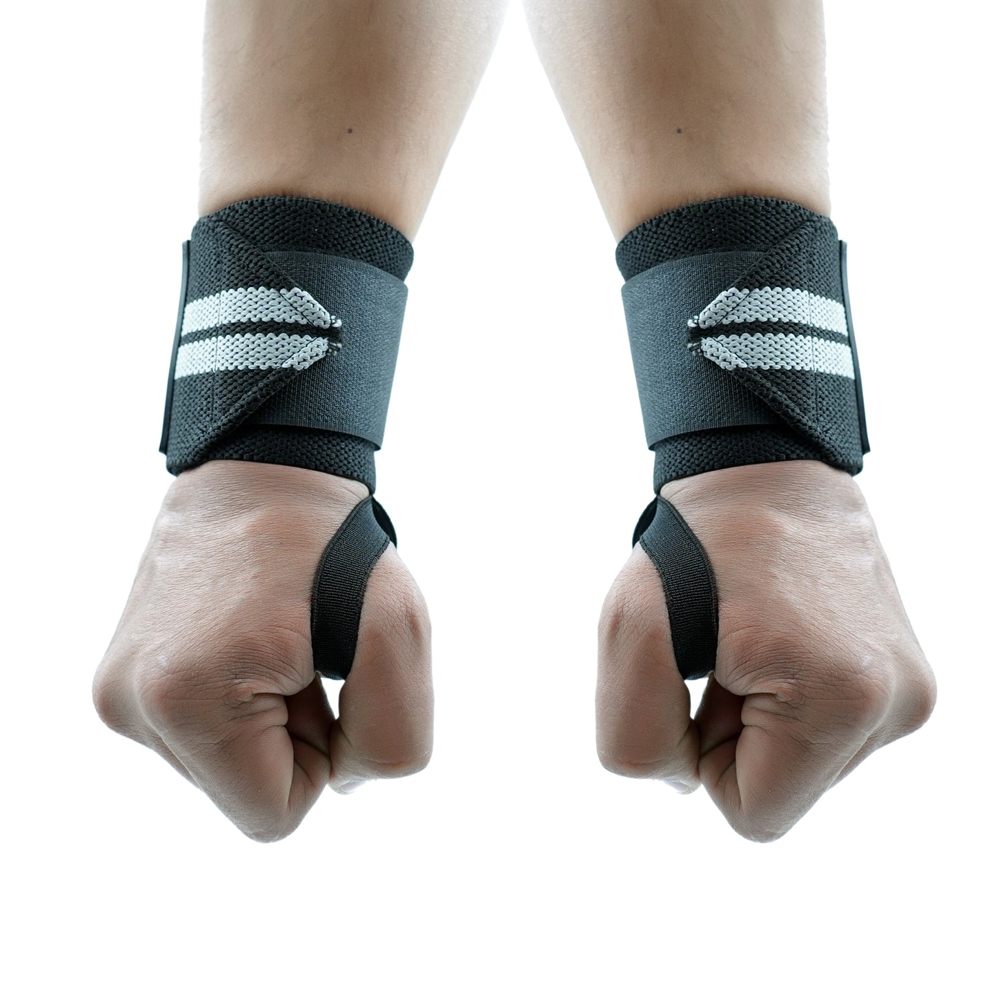 Wrist Support Gym Band Strap Black & White