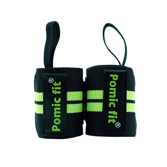 Wrist Support Gym Band Strap Black & Neon