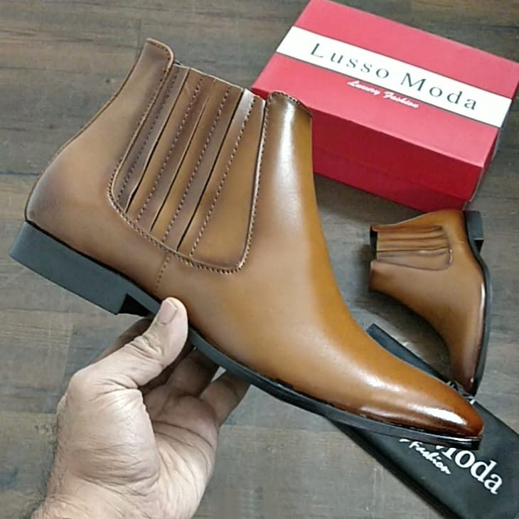 Lusso Moda For Men Shoes Brown