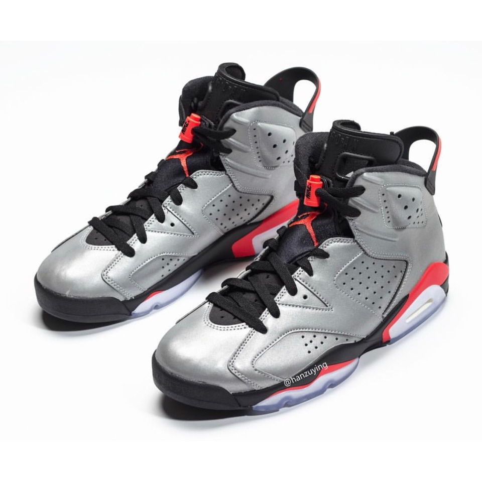 Air Jordan 6 “Reflective Silver First Copy
