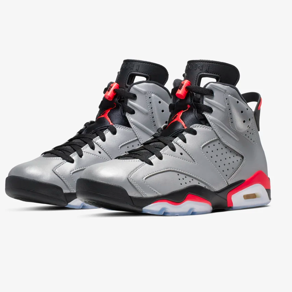 Air Jordan 6 “Reflective Silver First Copy