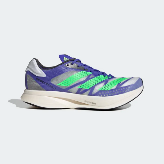 ADIZERO ADIOS PRO 2.0 SHOES RUNNING First Copy Shoes (White & Blue)