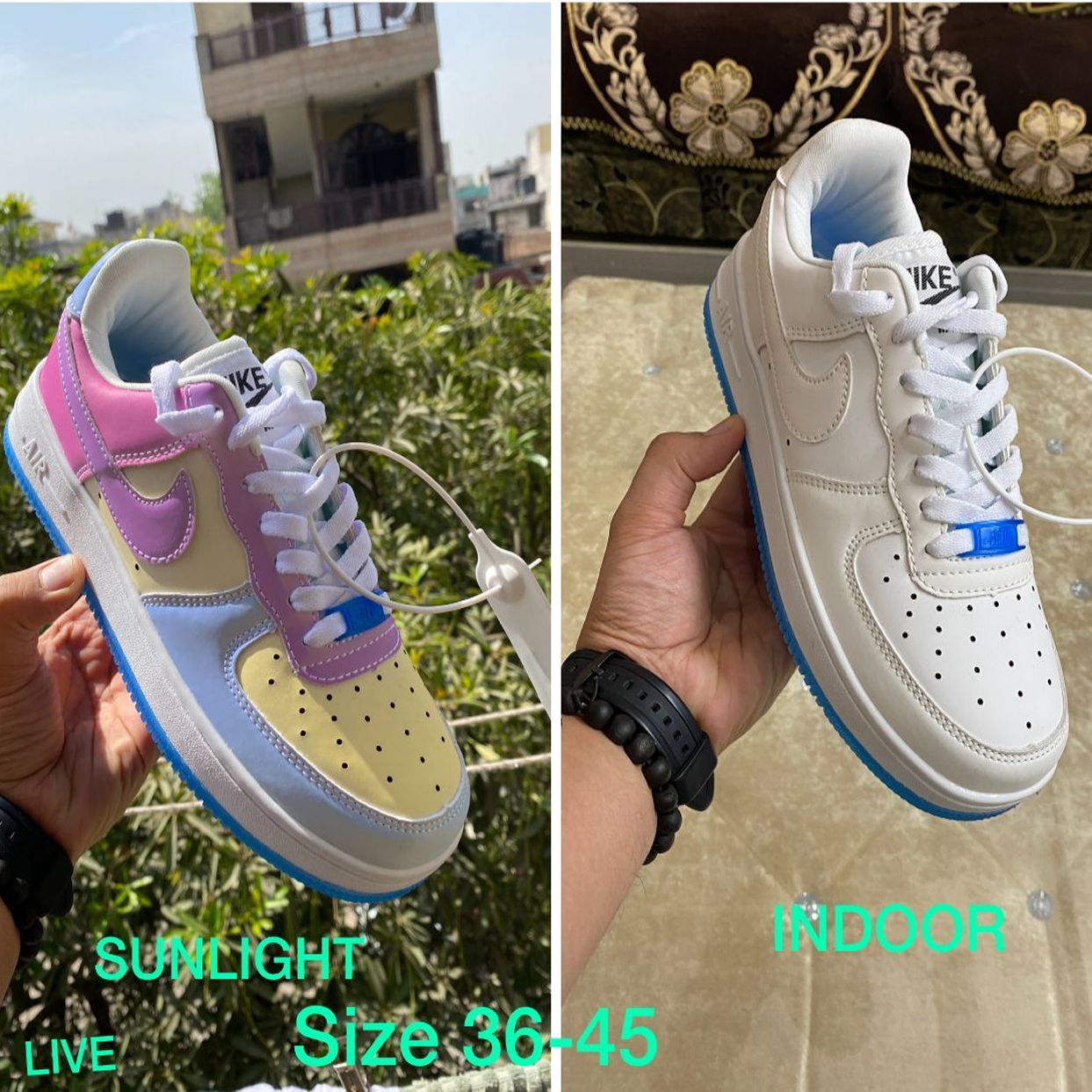 Nike Air force colour changing First Copy shoe